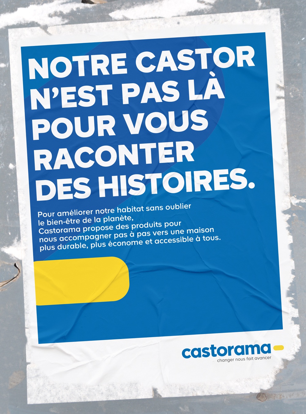 Affiche manifeste Castorama