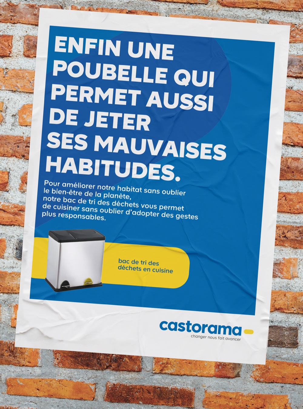 Affiche Castorama Mauvaises habitudes