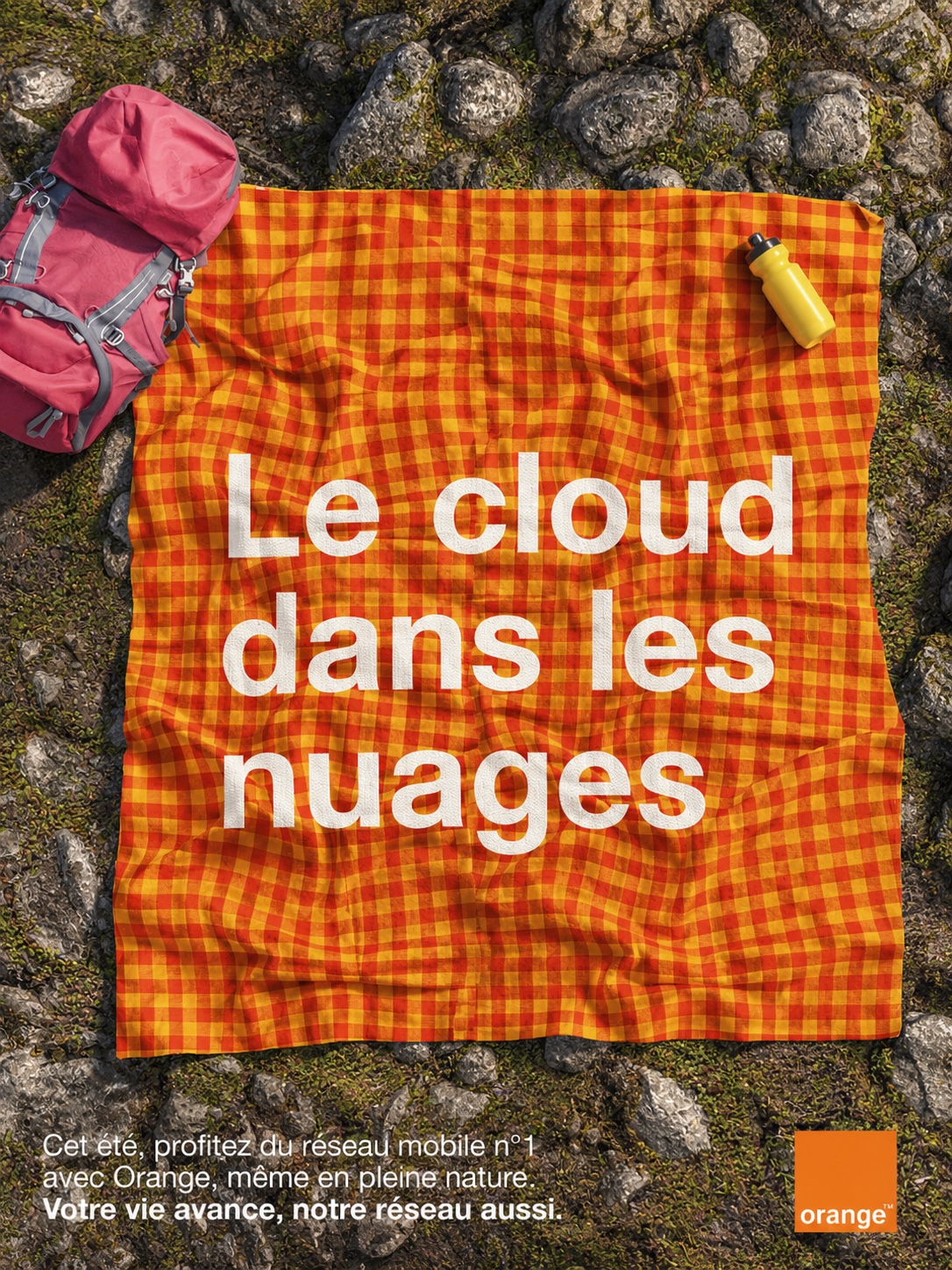 Affiche Orange Le cloud dans les nuages