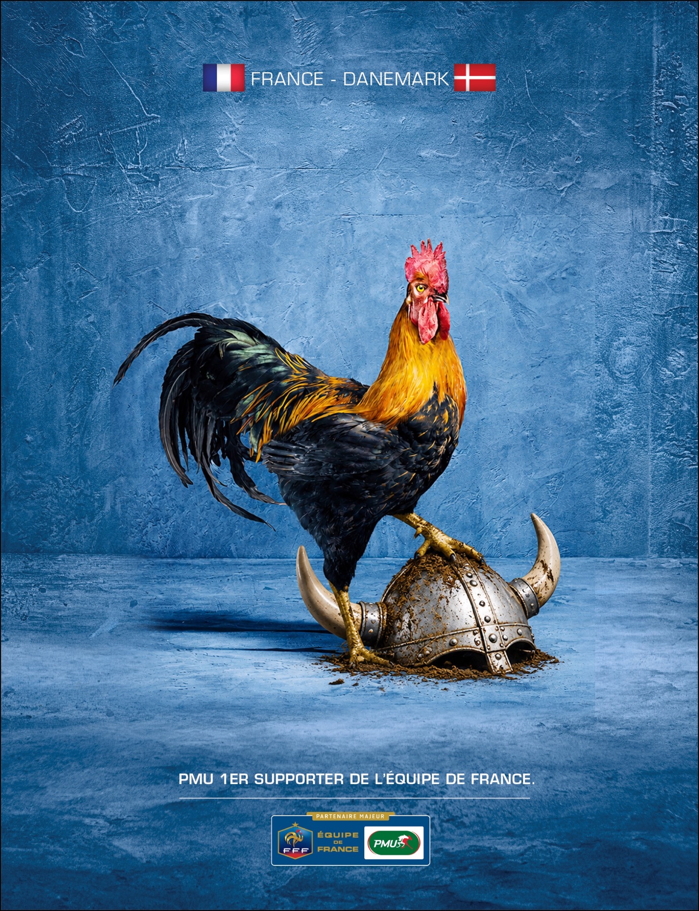 Affiche PMU France — Danemark