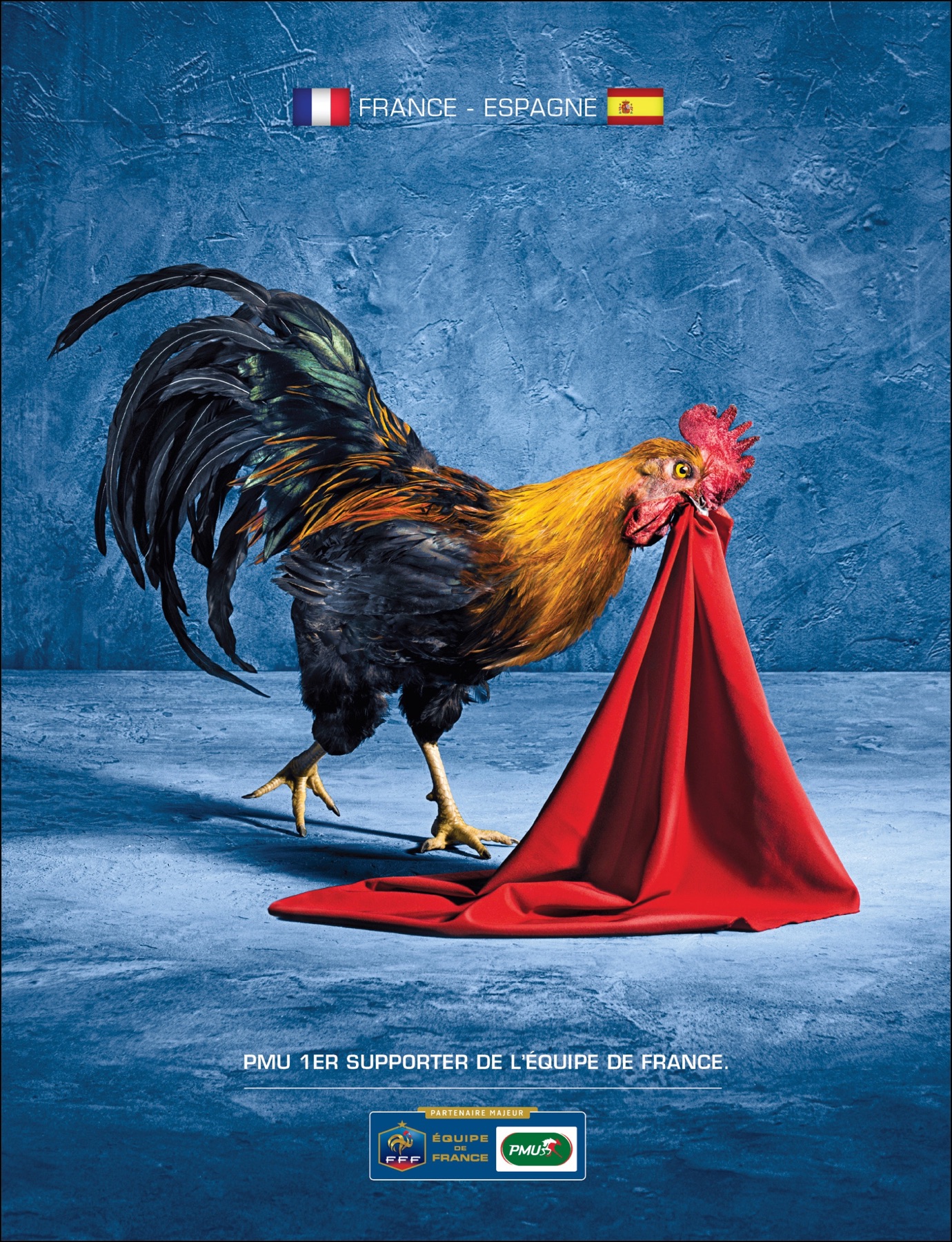 Affiche PMU France — Espagne